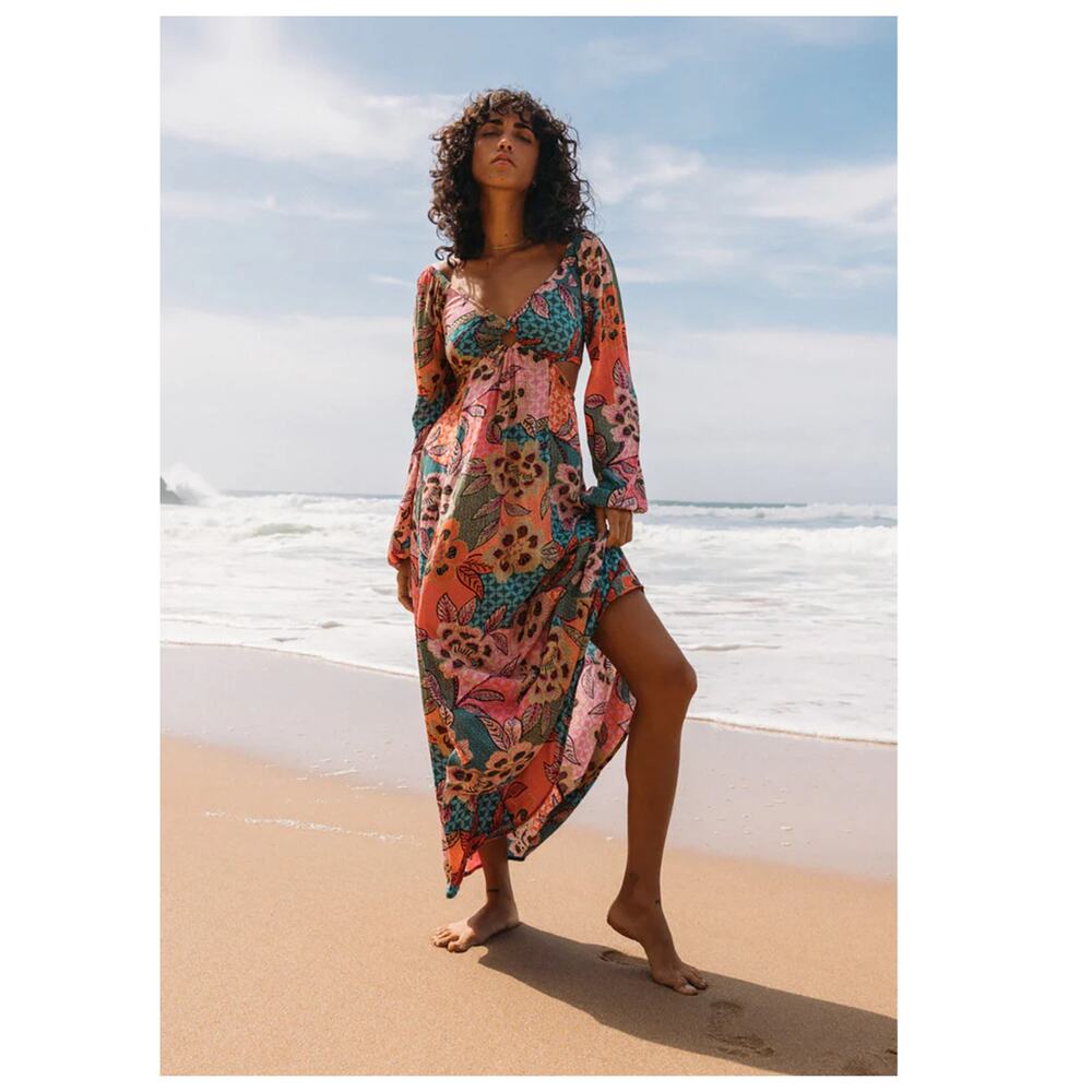 Billabong  Last Call Maxi Dress Size Medium